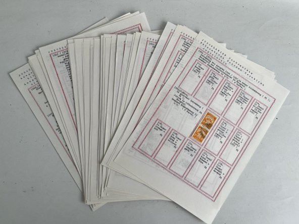 Yugoslavya Posta Pulu Lotu 310 Adet G04 - Resim 10