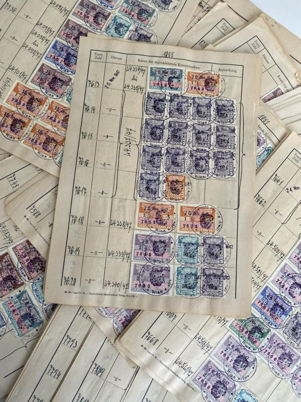 Almanya Gerichtskostenmarken Posta Pulu Lotu 4550 Adet G09 - Resim 8