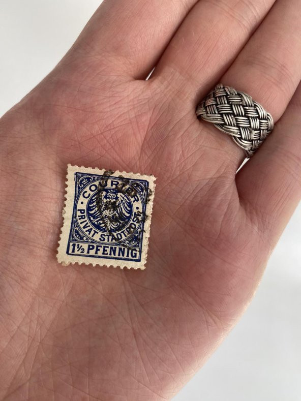 Almanya 1895 Courier Privat Damgalı Posta Pulu - Resim 2