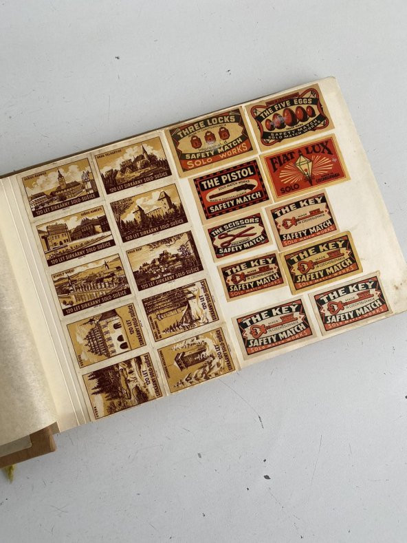 Yabancı Kibrit Kutusu Etiketi Albümü 550 Adet - Resim 3