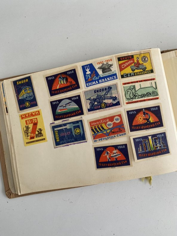 Yabancı Kibrit Kutusu Etiketi Albümü 550 Adet - Resim 11