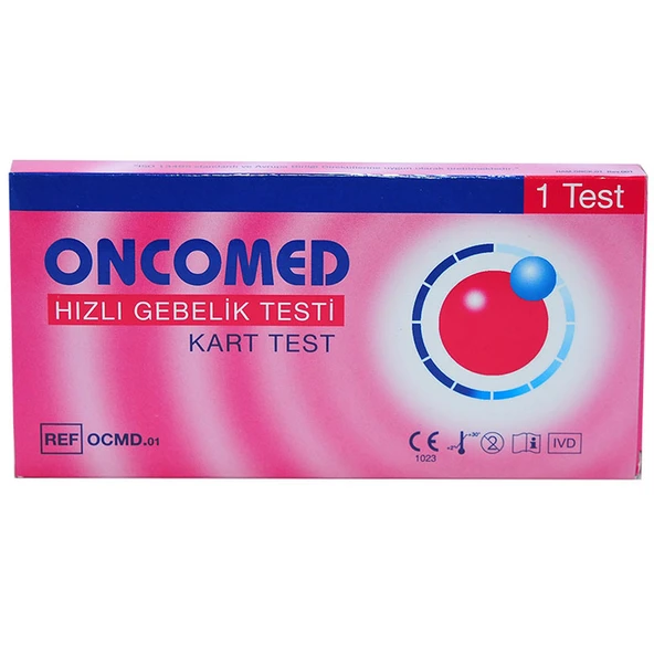 Oncomed Hızlı Gebelik Testi - 1 Kart Test ürün görseli 1