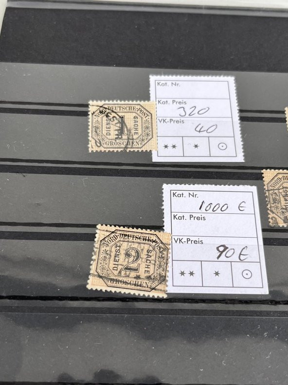 Kuzey Almanya Konfederasyonu 1870 Posta Pulu Lotu - Resim 3