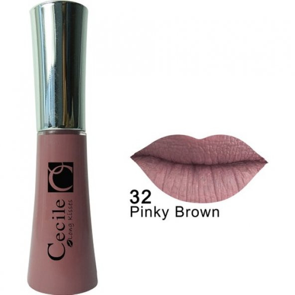 Cecile Kalıcı Mat Ruj / Long Kisses Lipgloss 32 - 1