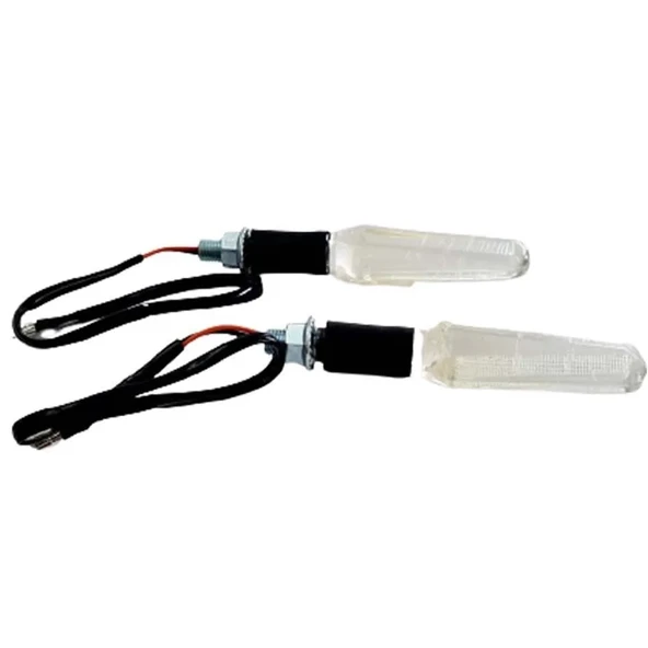 Sinyal Takım (2 Adet) Motosiklet Cam Model Beyaz Renk Ürün - Led Sinyal ürün görseli