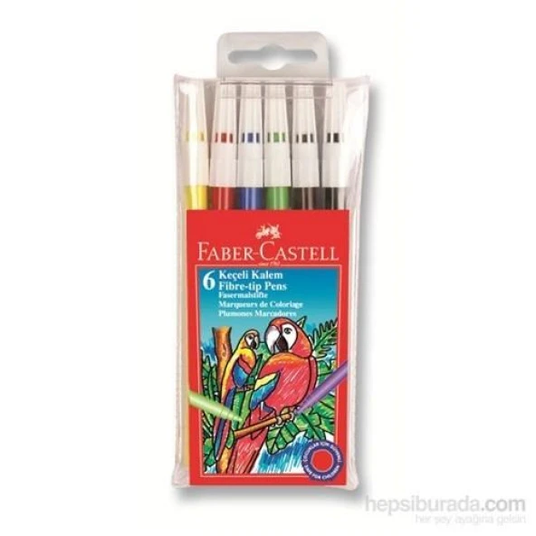 FABER CASTELL Keçeli Kalem  6li  Takım