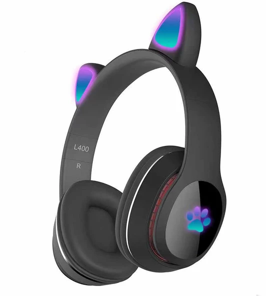 Zore L400 Kedi Kulaklık Tasarımlı Bluetooth Kulaklık - 6