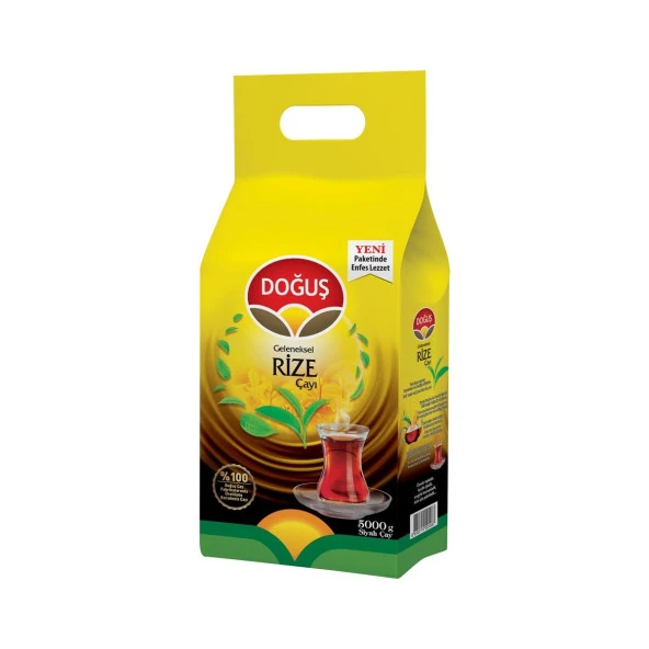 Doğuş Rize Sarı Çay 5 KG Geleneksel Rize Çayı