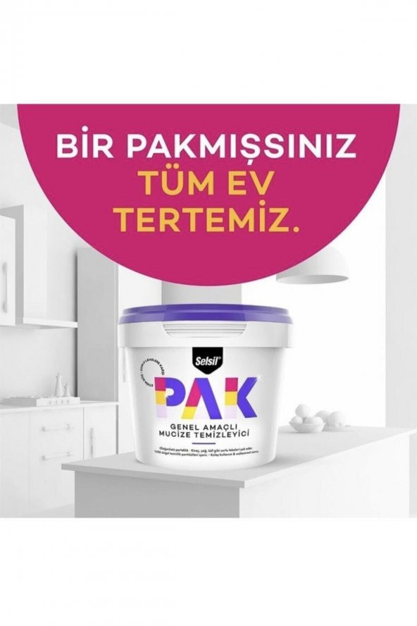 Selsil Pak 500 gr 2'li Genel Amaçlı Mucize Temizleyici - 3