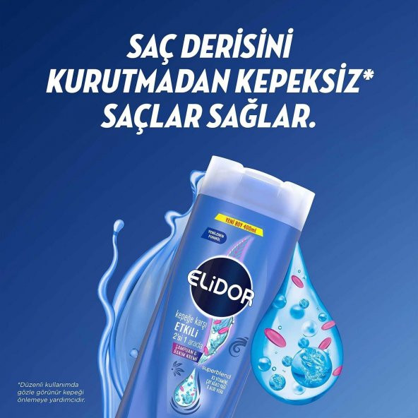Elidor 2si 1 Arada Şampuan ve Krem Kepeğe Karşı Etkili 400 ml - 7