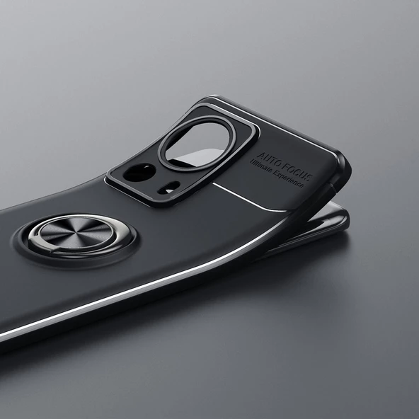 Xiaomi Mi 13 Lite Kılıf Zore Ravel Yüzüklü Silikon Kılıf - Resim 9