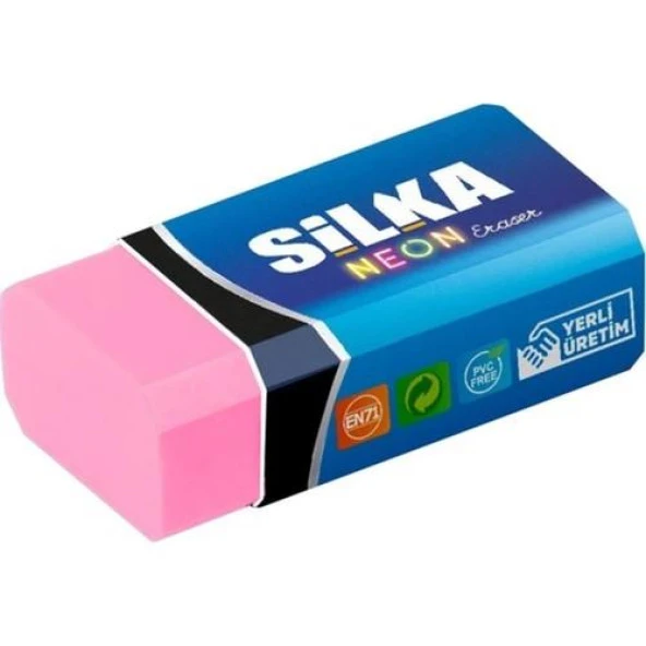 SİLKA SİLGİ NEON  RENK TPR 1 ADET