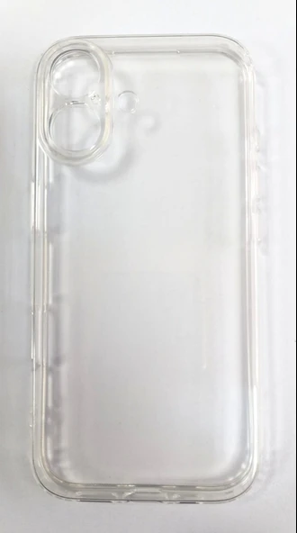 Apple iphone 17 Uyumlu Kamera Ve Ekran Çıkıntılı Yumuşak Şeffaf Kılıf ürün görseli 1