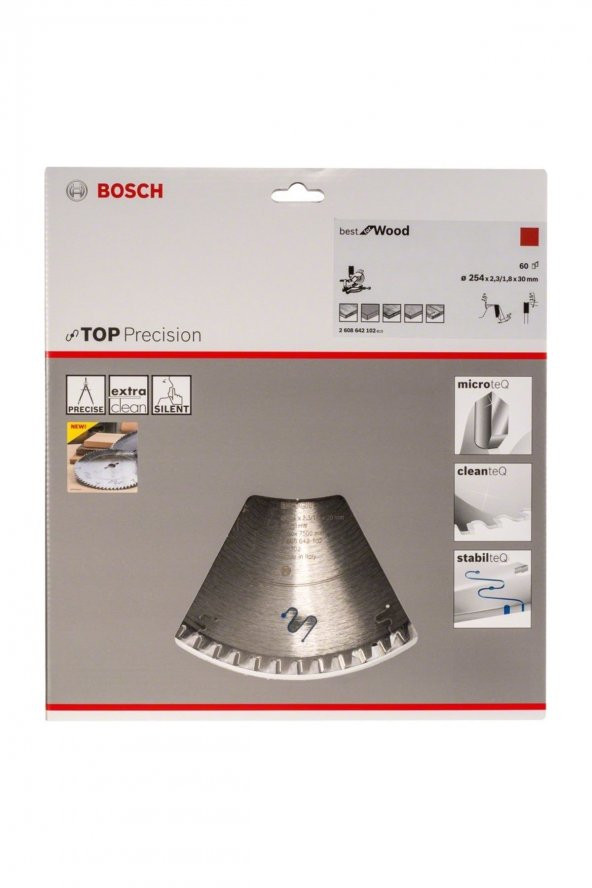 Bosch BEST FOR WOOD 254*30 MM 60 DİŞ