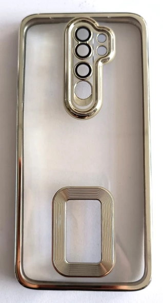 Xiaomi Redmi Note 8 Pro Uyumlu Lazer Kenarlı Şeffaf Kılıf - 3