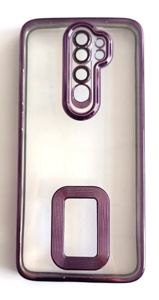 Xiaomi Redmi Note 8 Pro Uyumlu Lazer Kenarlı Şeffaf Kılıf - 4