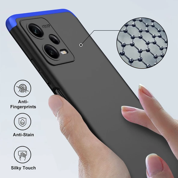 Xiaomi Redmi Note 12 5G Kılıf Zore Ays Full Koruma Kılıf - 9