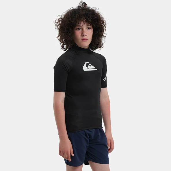 Quiksilver EQBWR03212-KVJ0 All Time Ss Youth Çocuk Yüzücü T-Shirt