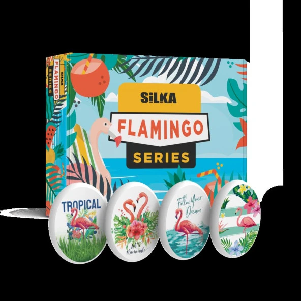 SİLKA SİLGİ FLAMINGO SERİSİ TPR 4 ADET