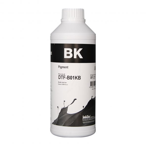 InkTec DTF Mürekkep Siyah Epson Uyumlu DTF-B01W - 1 kg