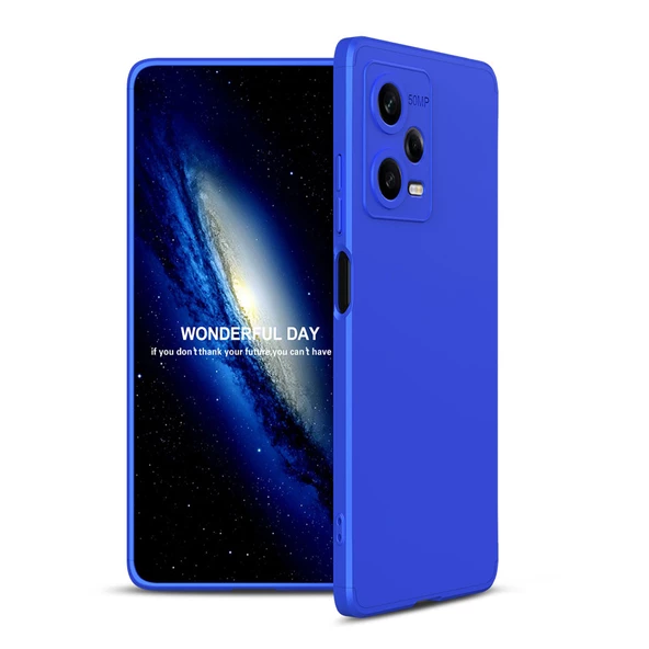 Xiaomi Redmi Note 12 Pro 5G Kılıf Zore Ays Kapak  Mavi