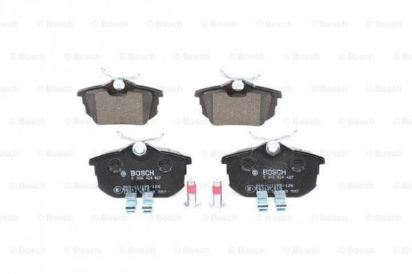 (BOSCH0986424427)ARKA FREN BALATASI MITSUBISHI CARISMA 96-06 COLT 04-10 SPACESTAR 98-04 PERSONA WIRA 00-02 VOLVO S40 V40 96->