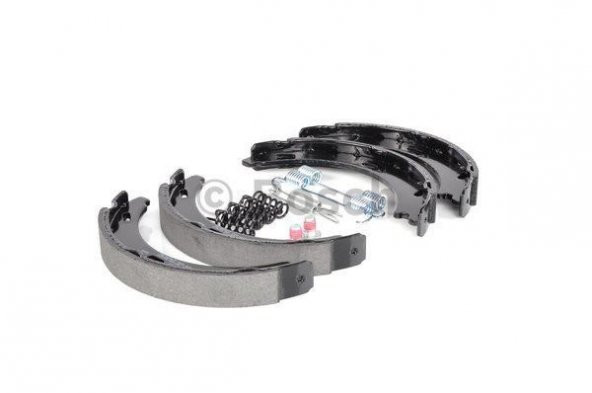 (BOSCH0986487582)FREN BALATASI ARKA (PARK FRENI PABUCU) W203 02>07 S203 02>07 CL203 02>08 C209 02>09 A209 03>10 R171 04>11 VANEO 414 02>05 - 1