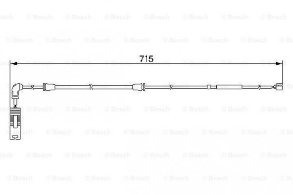 (BOSCH1987474946)FREN BALATA ARKA FISI BMW  X5 E53