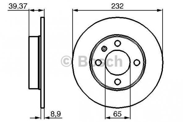 (BOSCH0986478492)ARKA FREN AYNASI CORDOBA 96>02 IBIZA III AROSA 00>04 POLO 96>01