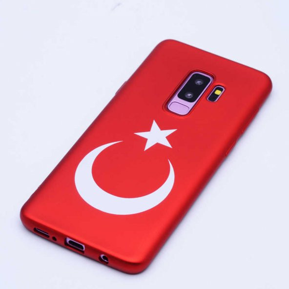 Galaxy S9 Plus Kılıf Zore Bayrak Silikon