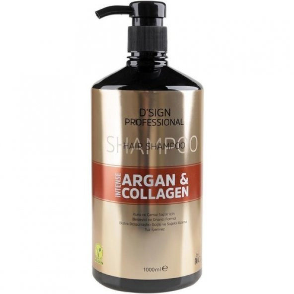 Dsign Care Şampuan 1000ML Argan&collagen