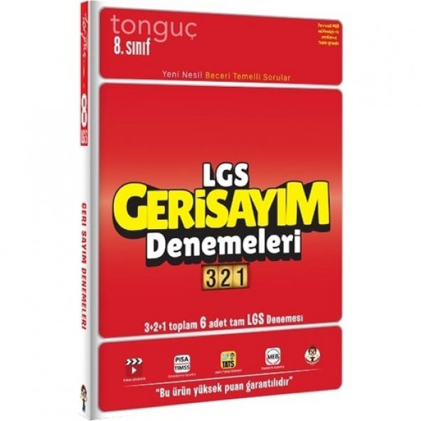 Tonguç Lgs Geri Sayım Denemeleri 3-2-1 Toplam 6 Deneme