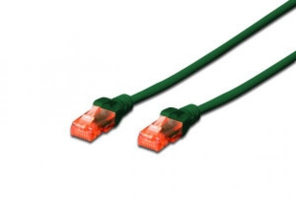 DIGITUS DK-1617-005/G 0,5m CAT 6 PATCH KABLO,YEŞİL