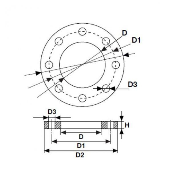 PVC YAPIŞTIRMA MUFLU SERBEST FLANŞ ( Ø 40 ) ( 1 ADET ) - 2