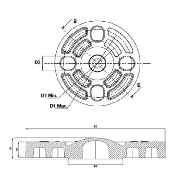 PVC YAPIŞTIRMA MUFLU KÖR FLANŞ ( Ø 140 ) ( 1 ADET ) - 2