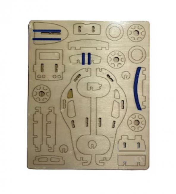 Hayal Sepeti PORSHE Ahşap Maket Büyük Boy Boyanabilir Maket - 2