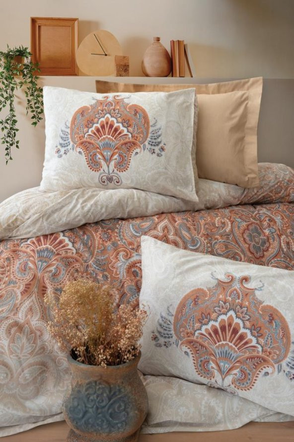 Cotton Box işilik Bohem NevresiTek Km Takımı Loreta Bej - 2