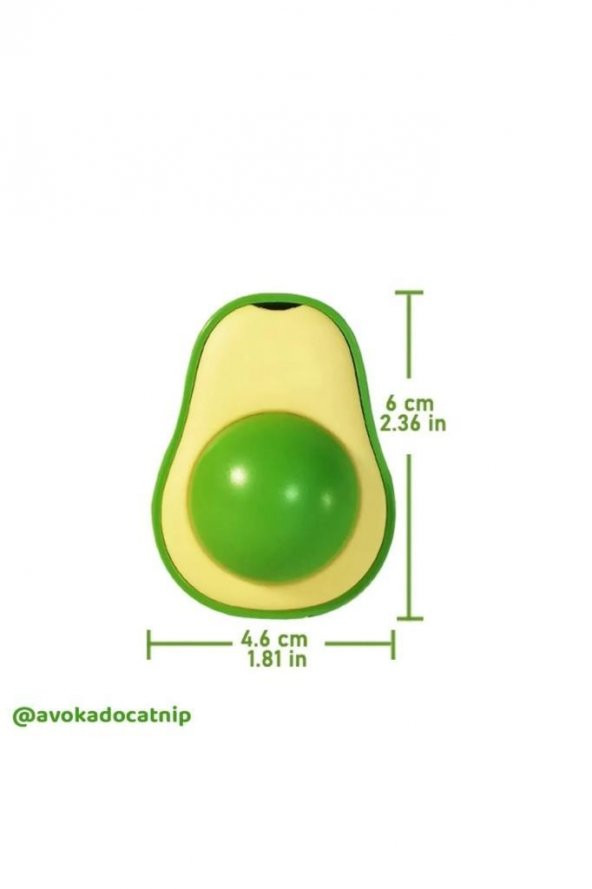 Avokado Catnip Kedi Nanesi Oyuncağı - 8