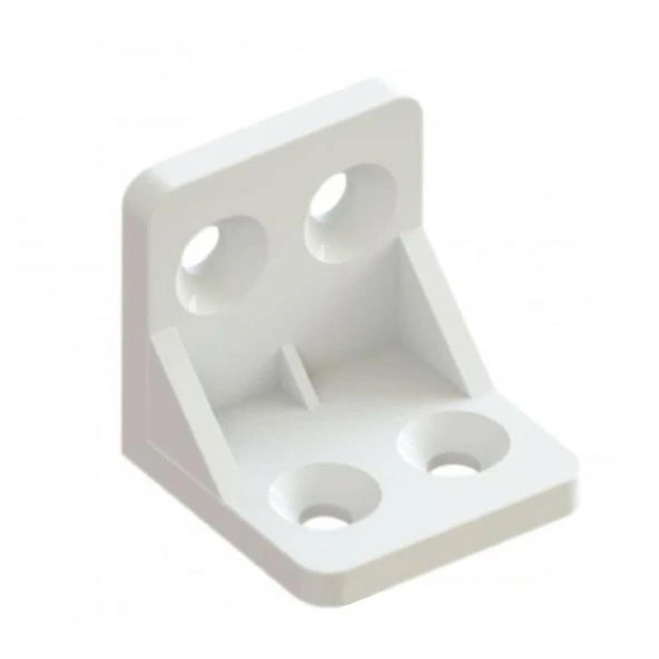 Mobilya Dolap Köşe Bağlantı Sabitleme L Gönye 28x28x28 mm Beyaz (10 ADET) - 3