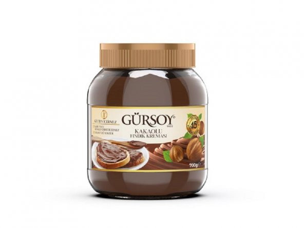 Gürsoy Gürsoy Kakaolu Fındık Kreması 700g Glutensiz