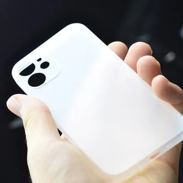 Keephone Apple iPhone 12Pro Max (6.7'') Silikon Kılıf - Beyaz- - Resim 2