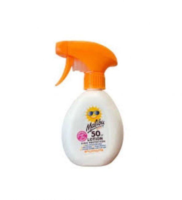 Malibu SPF 50 Çocuk Güneş Koruyucu Püskürtmeli Sprey 300 ML