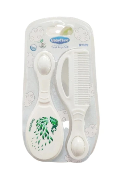Babytime BT189 Tarak-fırça Seti Beyaz
