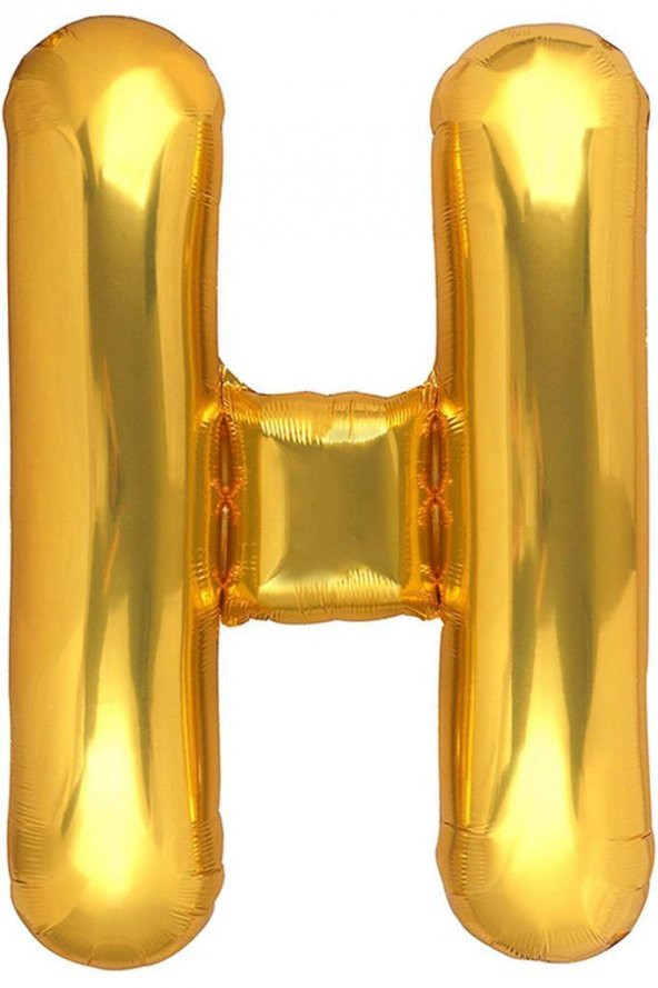 Beysüs Harf Folyo Balon Gold H Harf 40 İnç