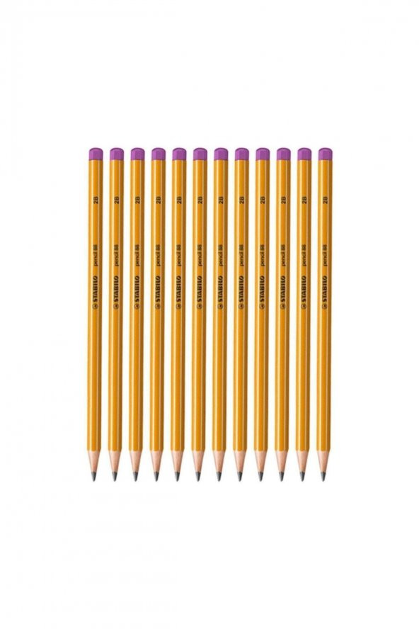 Pencil 88 Pembe Kurşun Kalem 2b (12 Li Paket)