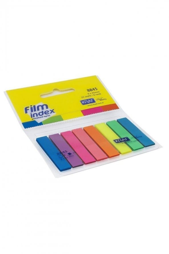 Film Index 8 Renk X 25 Sayfa 3lü - 3