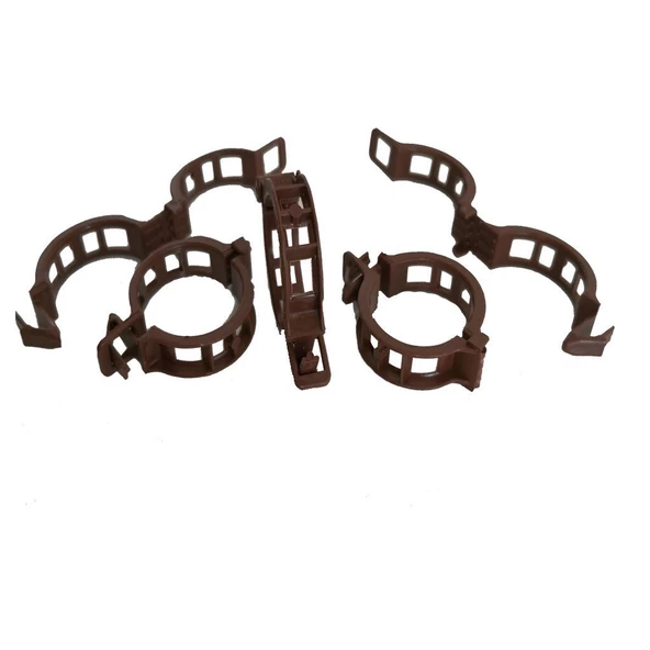 100 Adet Kahverenk Domates Klipsi Bitki Klipsi, Sarmaşık Klipsi