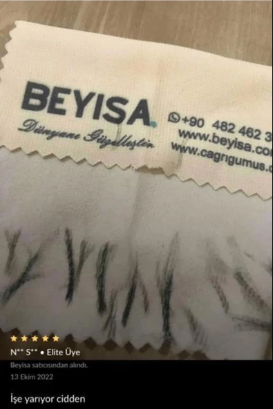 Bakım Kiti Serisi 10 Adet Mücevher Altın Gümüş Takı Silme Temizleme Parlatma Mendili Bezi - 8