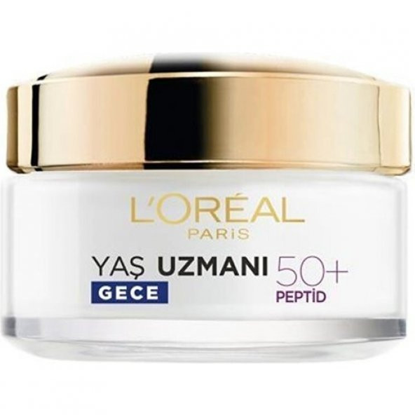 Loreal Paris Yaş Uzmanı Kırışıklık Karşıtı 50+ 50ml Gece