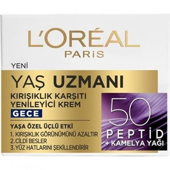 Loreal Paris Yaş Uzmanı Kırışıklık Karşıtı 50+ 50ml Gece - 2